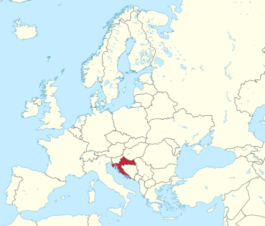 Horvátország_térkép