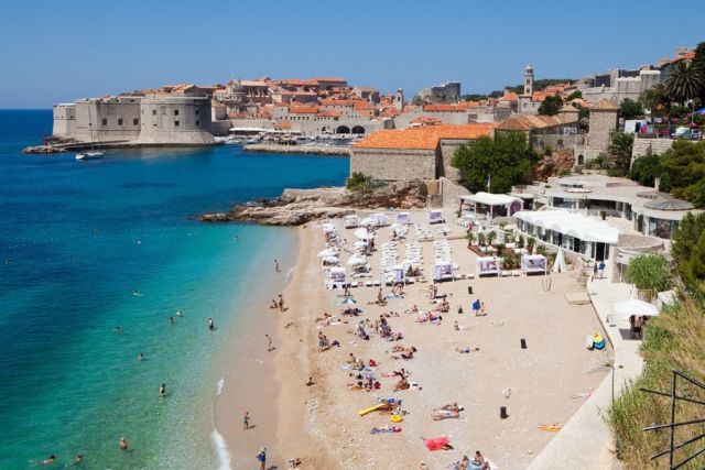 Banje Beach Dubrovnik Dalmatien
