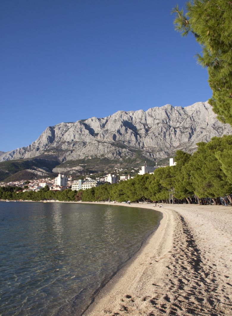 Beach in Makarska