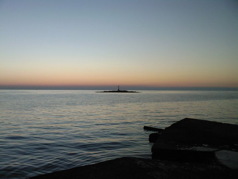 Sunset on the beach