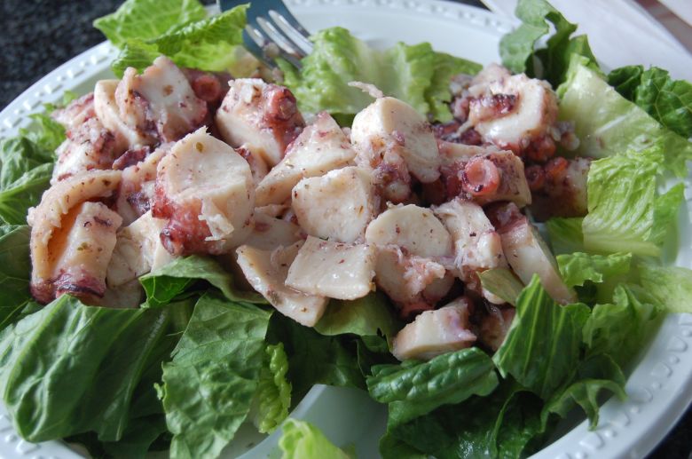 Octopus salad