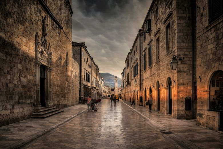 Den gamle bydel i Dubrovnik