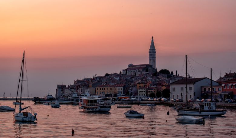 Zachód słońca w Rovinj