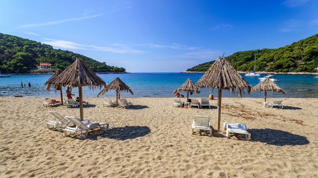 saplunara beach mljet dalmácia horvátország
