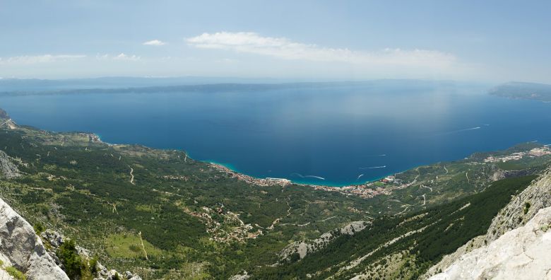 Makarska from Biokovo